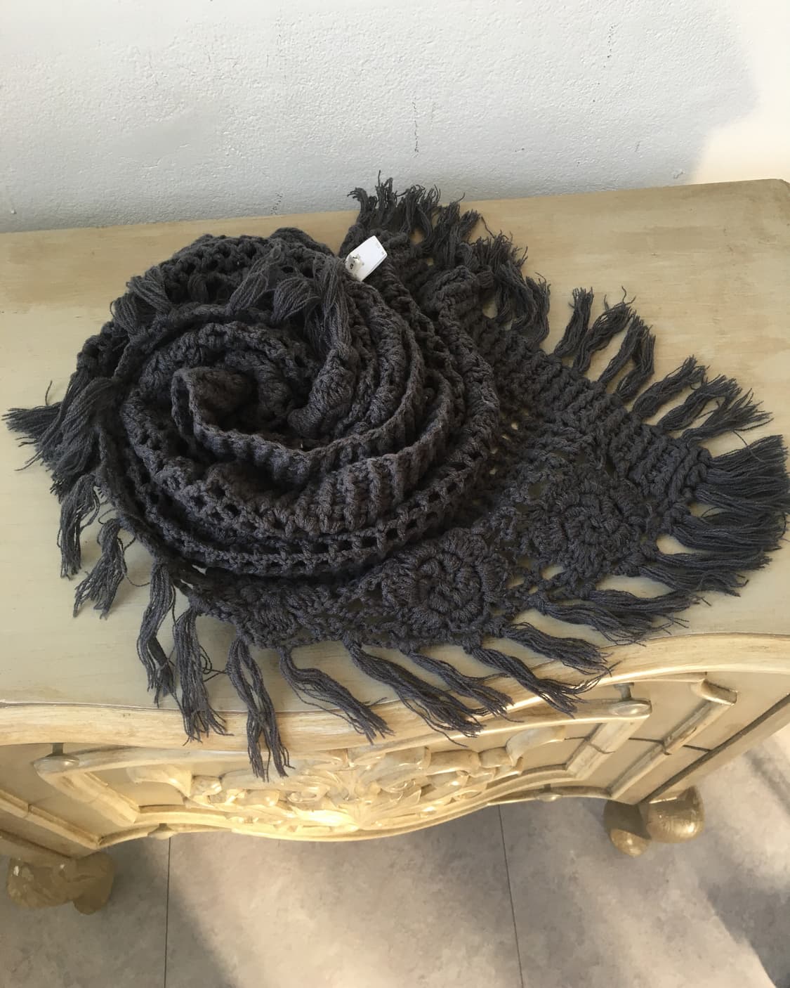  fringe net cape 상품이미지1