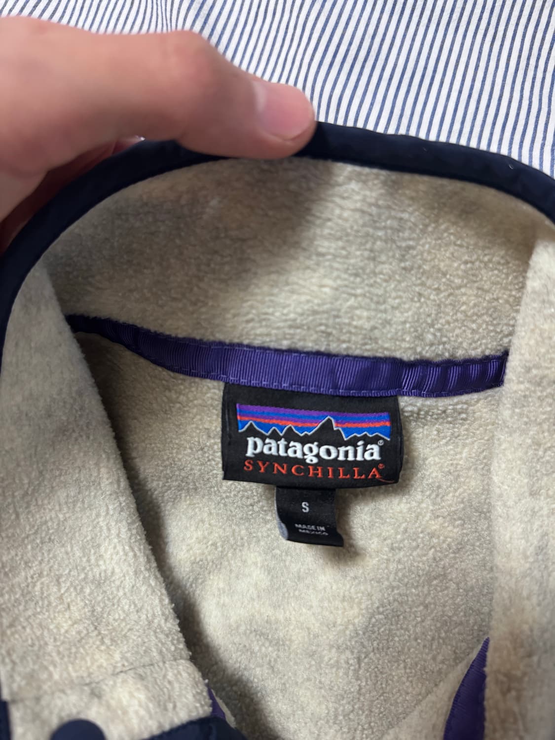 (SS급) 파타고니아 신칠라 헤비웨이트 스냅티 플리스 풀오버 오트밀 S 상품이미지6