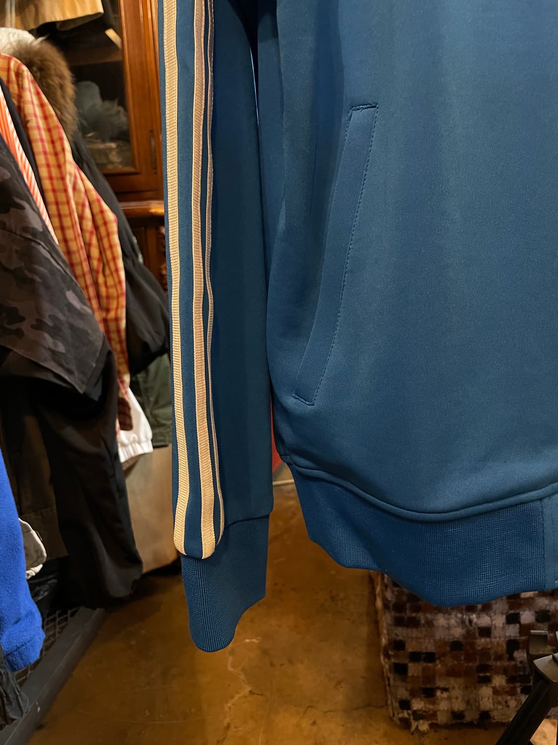 아디다스 컴뱃스포츠 마샬아츠 트랙탑 저지 자켓 라이트블루 상품이미지4