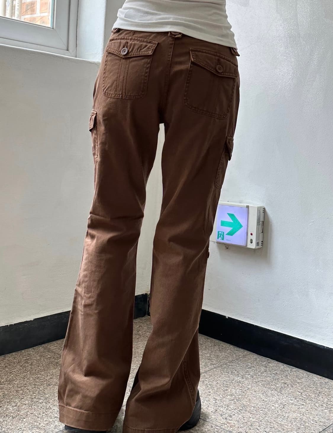 브라운 카고 팬츠 상품이미지3