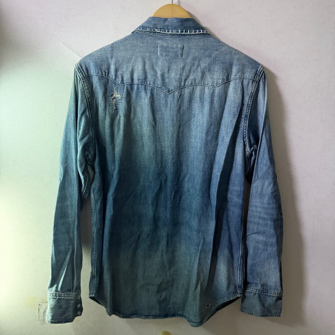 폴로 랄프로렌 데님앤서플라이 웨스턴 투포켓 셔츠 M(100정도) 상품이미지8
