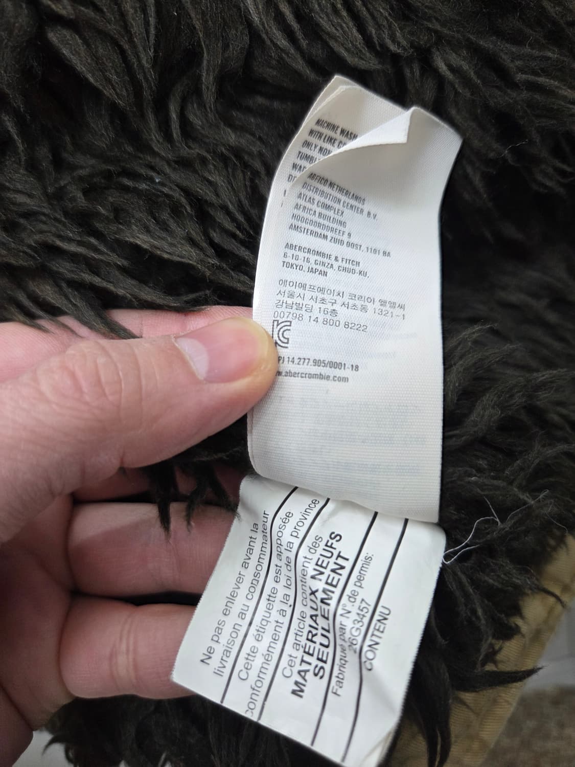 아베크롬비앤피치 퍼 야상 자켓 상품이미지7