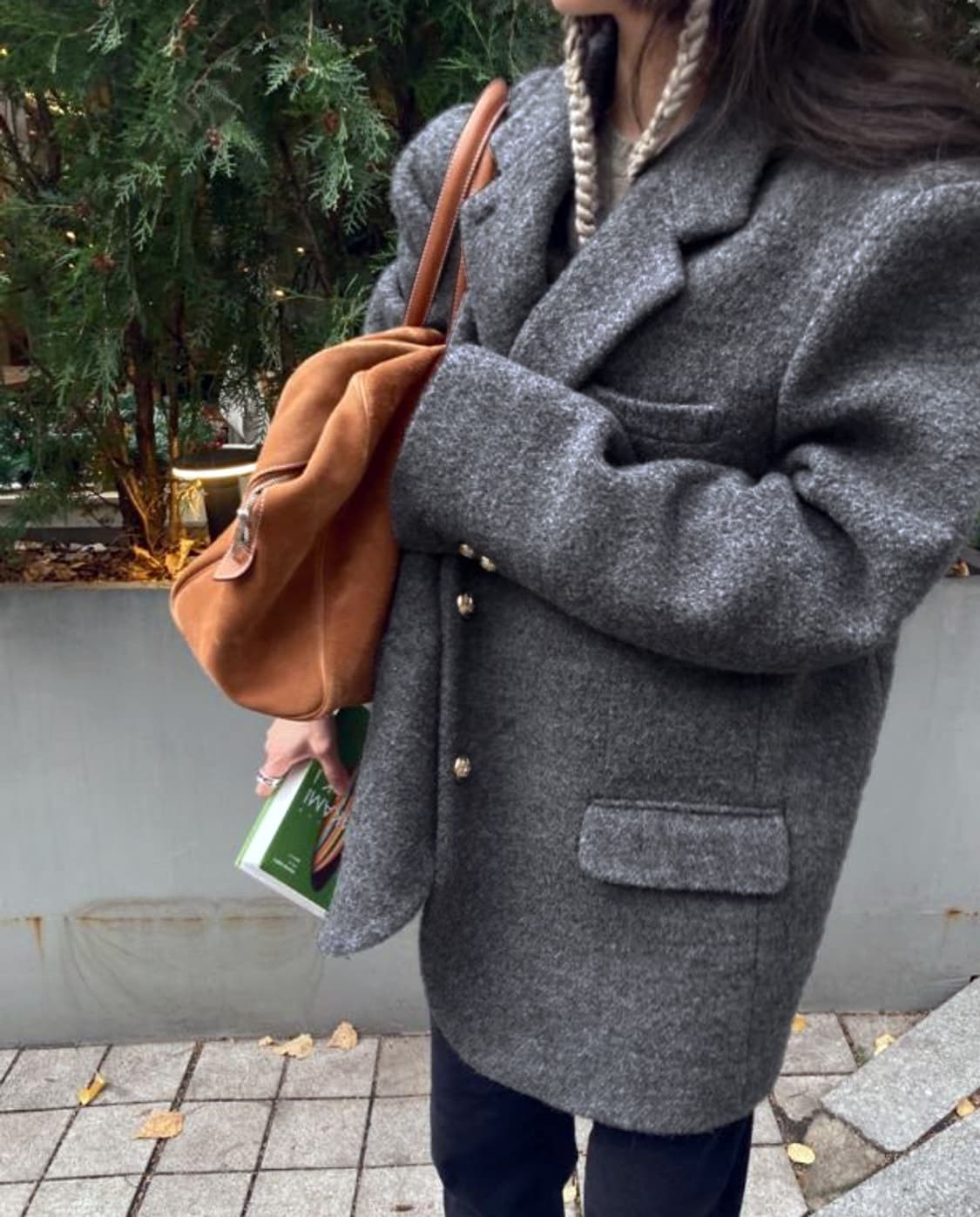 메이비베이비(MAYBEBABY) 디어리스트 메리노울 금장버튼 자켓 새상품 상품이미지1