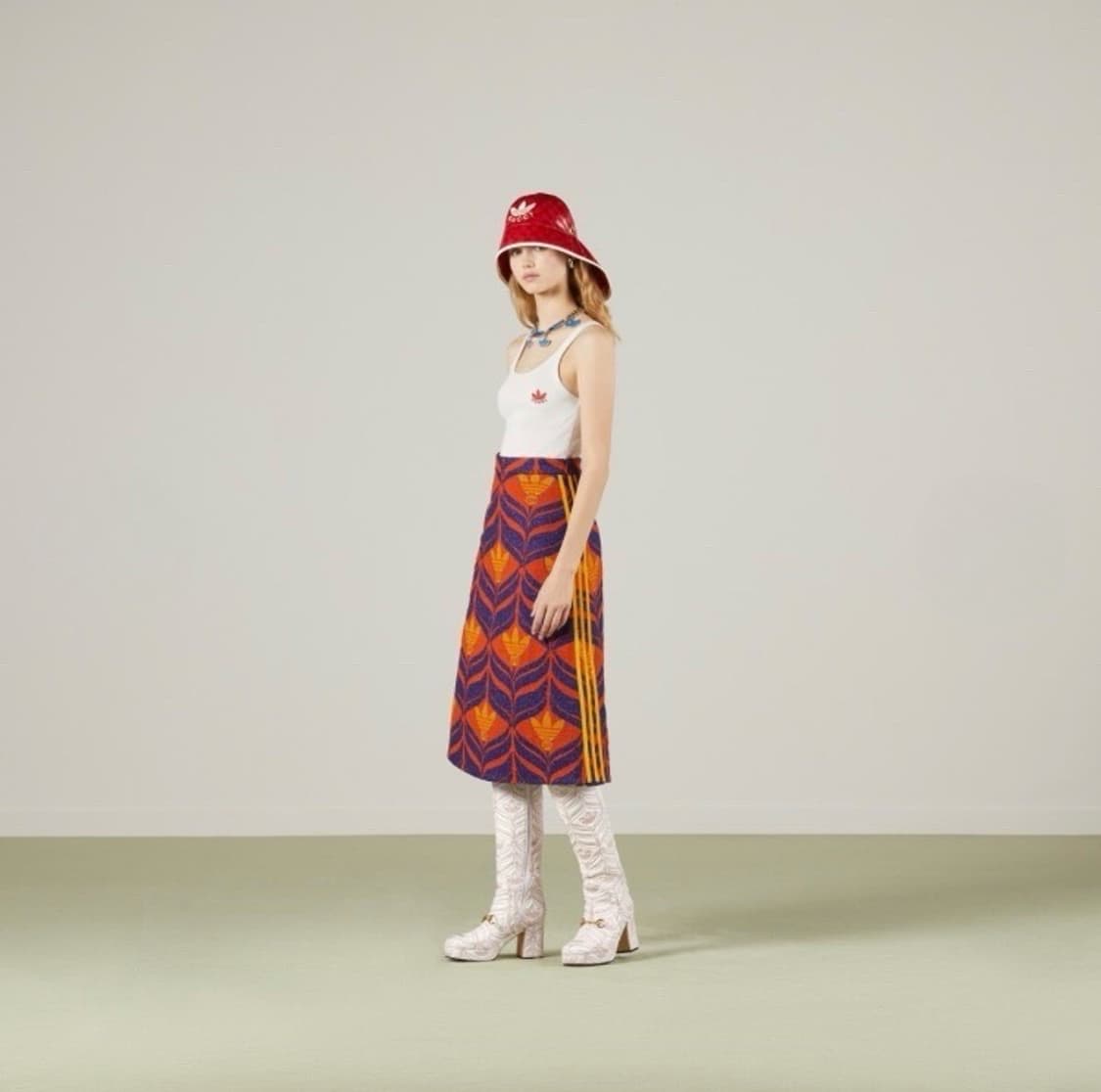 GUCCI X ADIDAS Cotton Tank Top (XXS) 상품이미지4