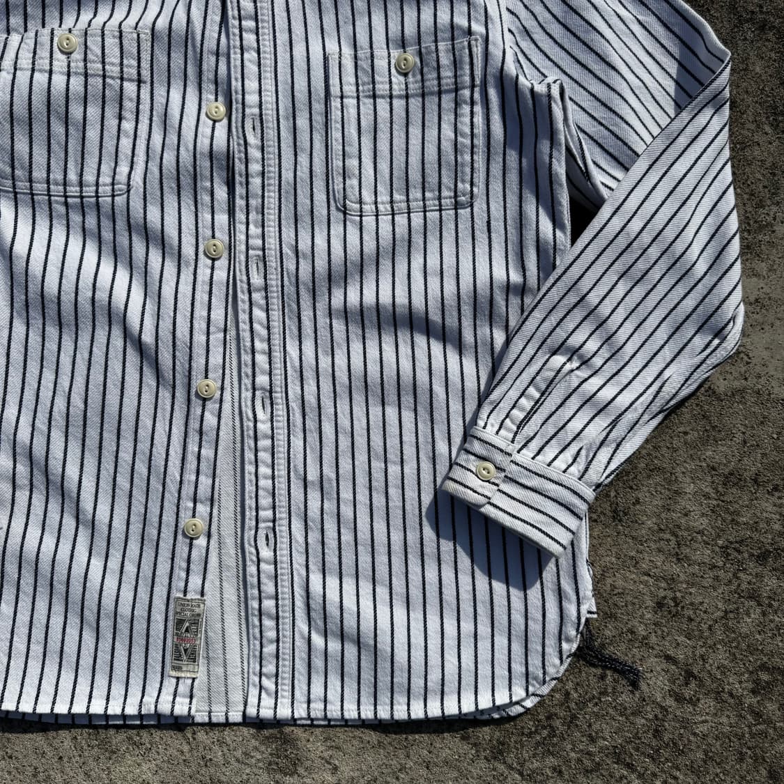 [XL] Houston 휴스톤 히코리 스트라이프 데님 셔츠 상품이미지4