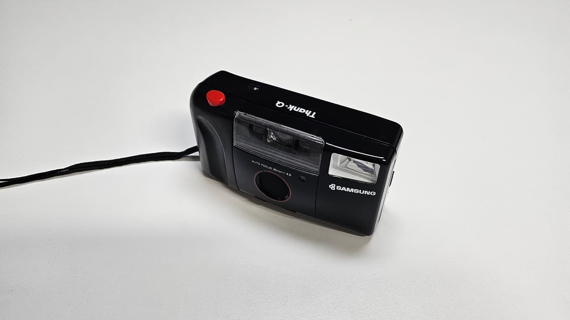 작례 포함 입문 스냅용 단렌즈 삼성 Thank-Q 필름카메라 빈티지 필카 상품이미지1