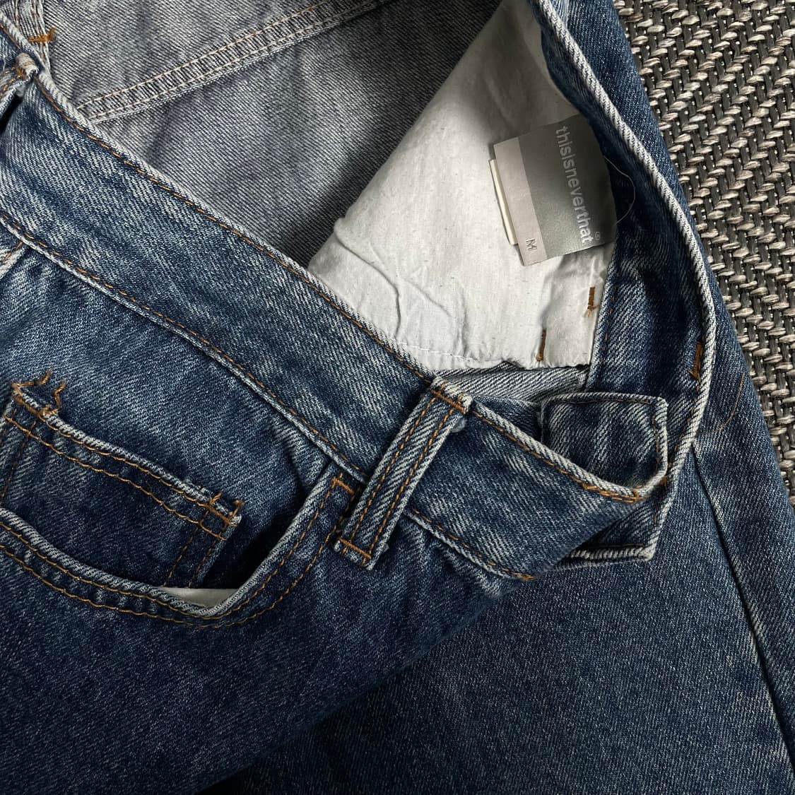 디스이즈네버댓 스펠로고 데님 팬츠o 2944 상품이미지4
