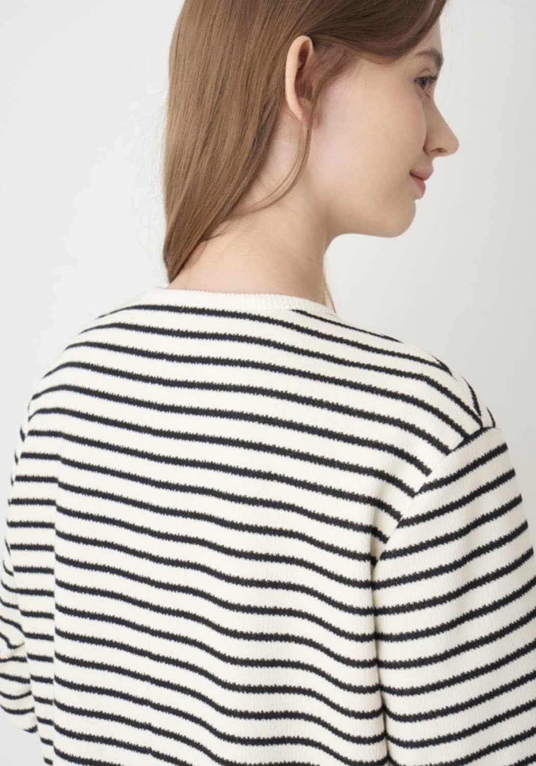 SJSJ 버튼 스트라이프 자켓 44사이즈 상품이미지4