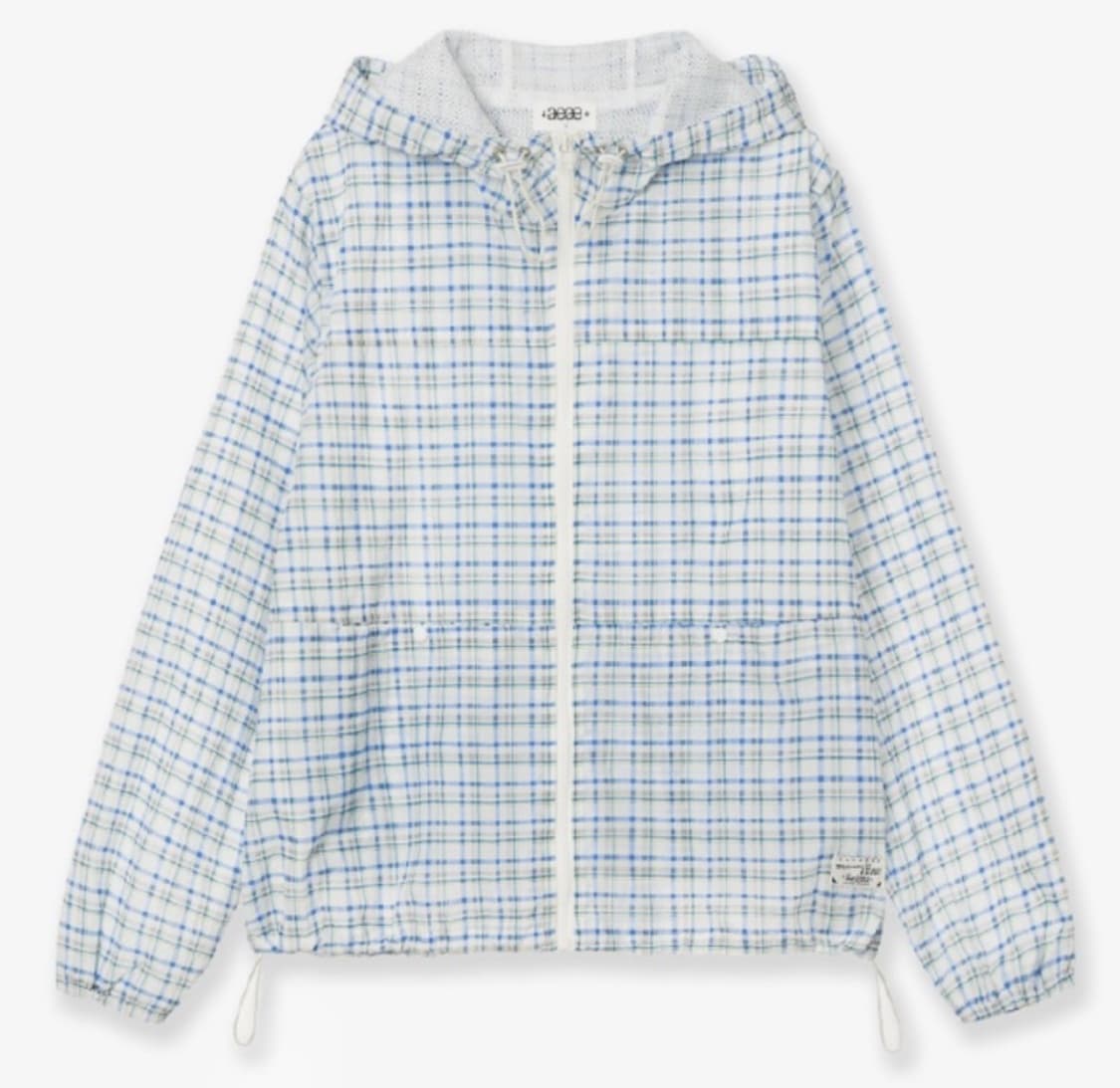 aeae 체크 후드 바람막이 상품이미지2