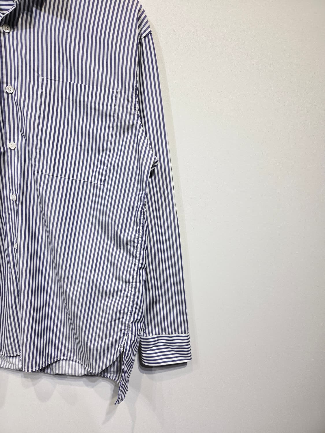 ZIO SONGZIO 지오송지오 백 포인트 셔링 스트라이프 셔츠 상품이미지5