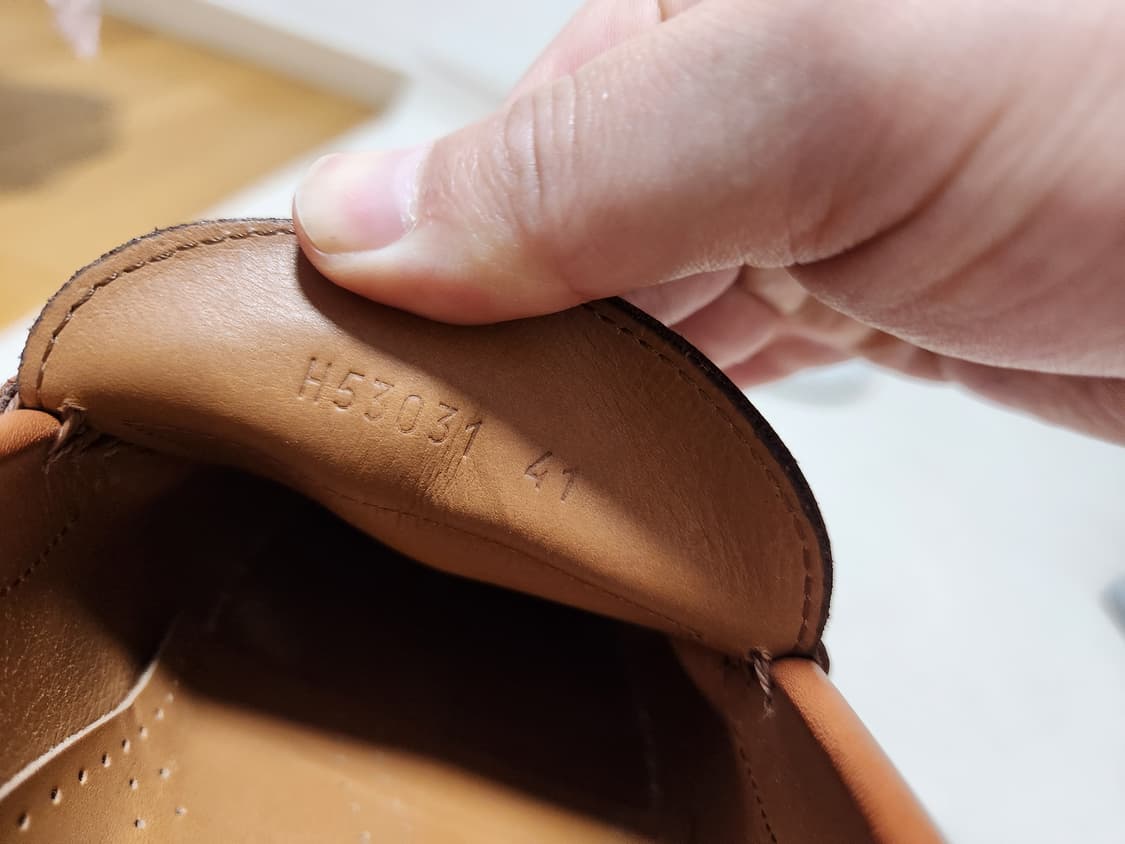 A.P.C 아페쎄 브라운 레더 페니 로퍼 41(260ㅣ 상품이미지4