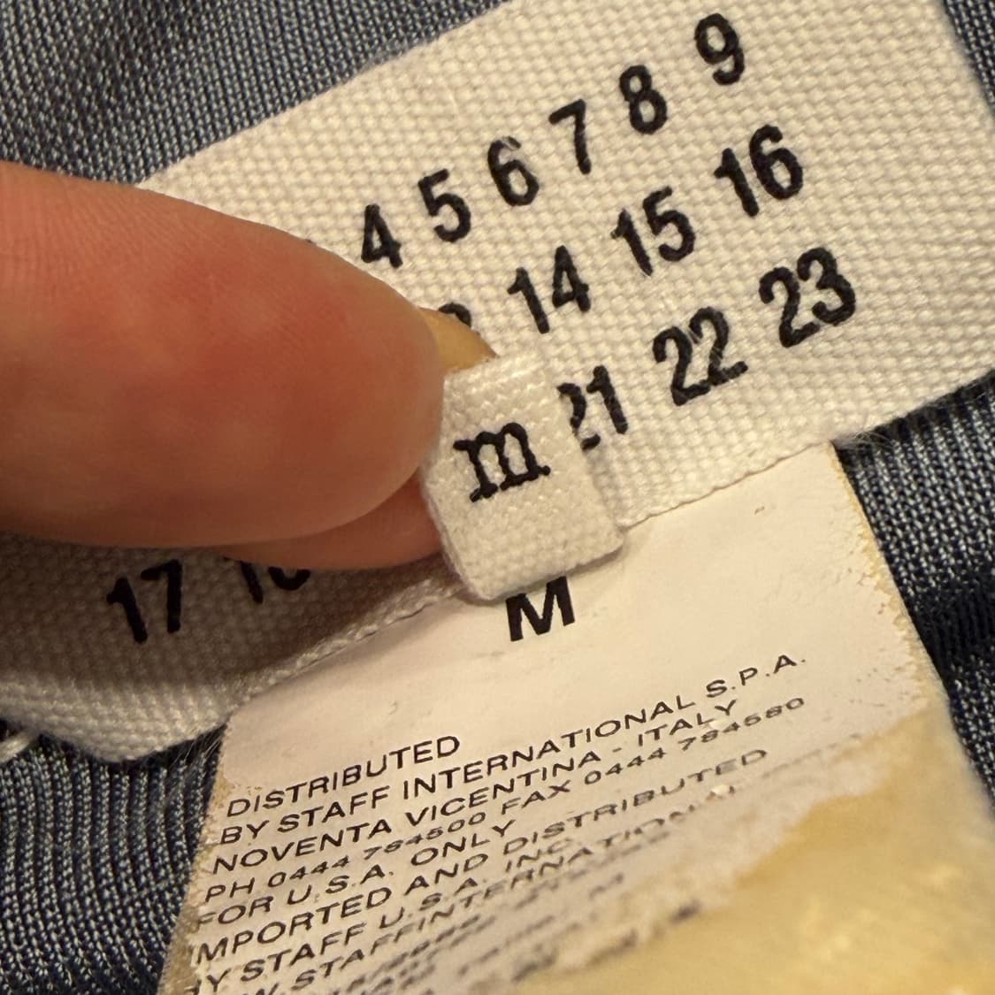 [M] 15s Maison Margiela V넥 밴딩 니트 D831 상품이미지5