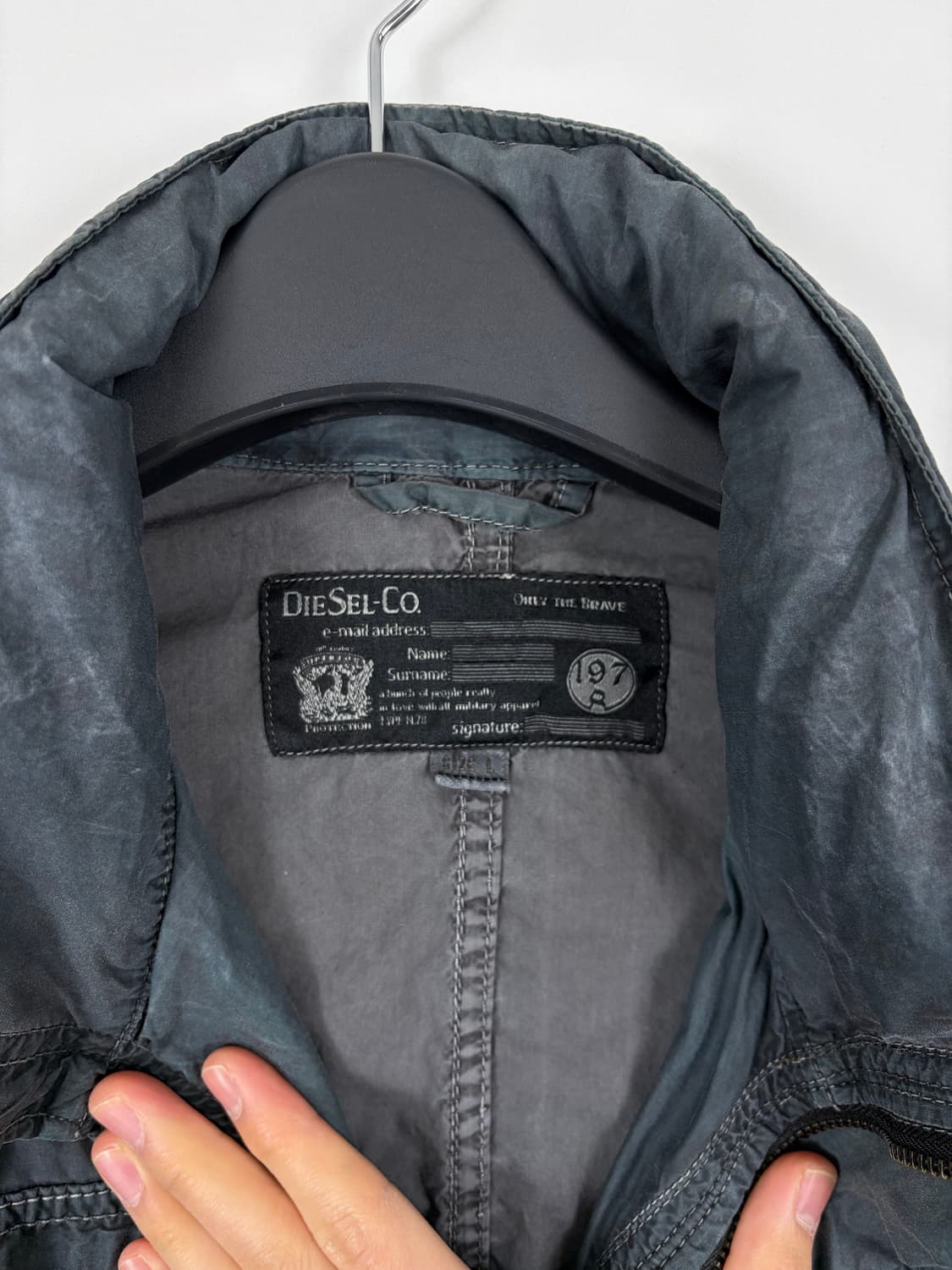 a118) 디젤 빈티지 야상 자켓 상품이미지4