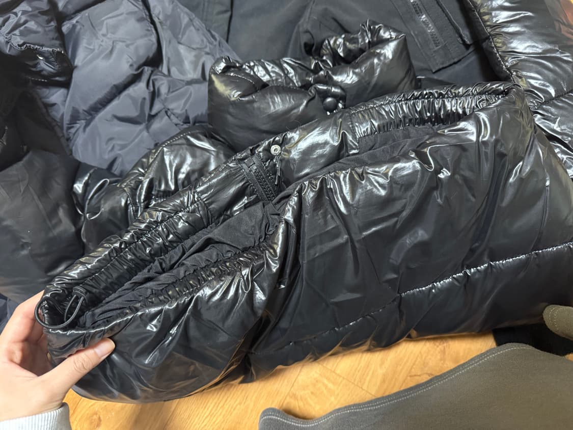 자라 레더 패딩 상품이미지3