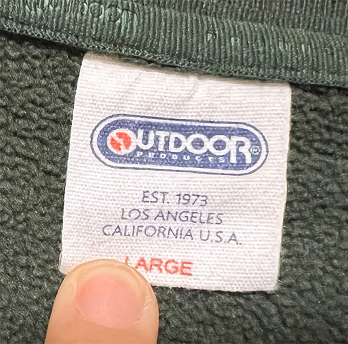 아웃도어프로덕츠 남자 플리스 풀오버 맨투맨 XL 105  상품이미지4