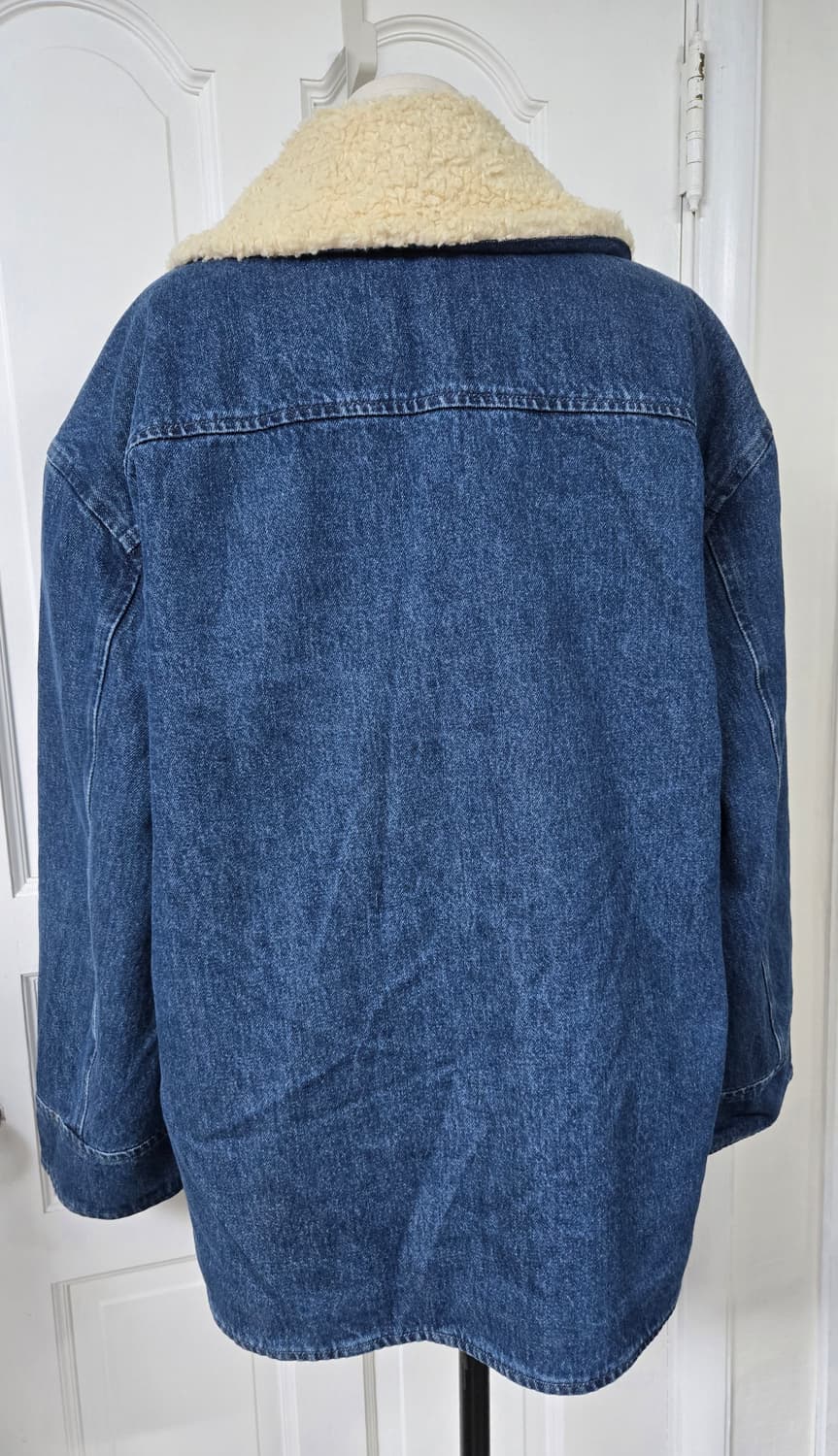 앤아더스토리즈 데님 시어링코트 상품이미지4