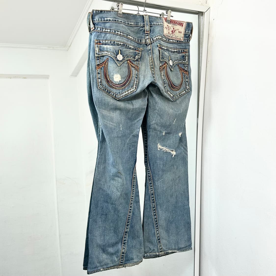 트루릴리전 월드투어 부츠컷 데님 팬츠 상품이미지4