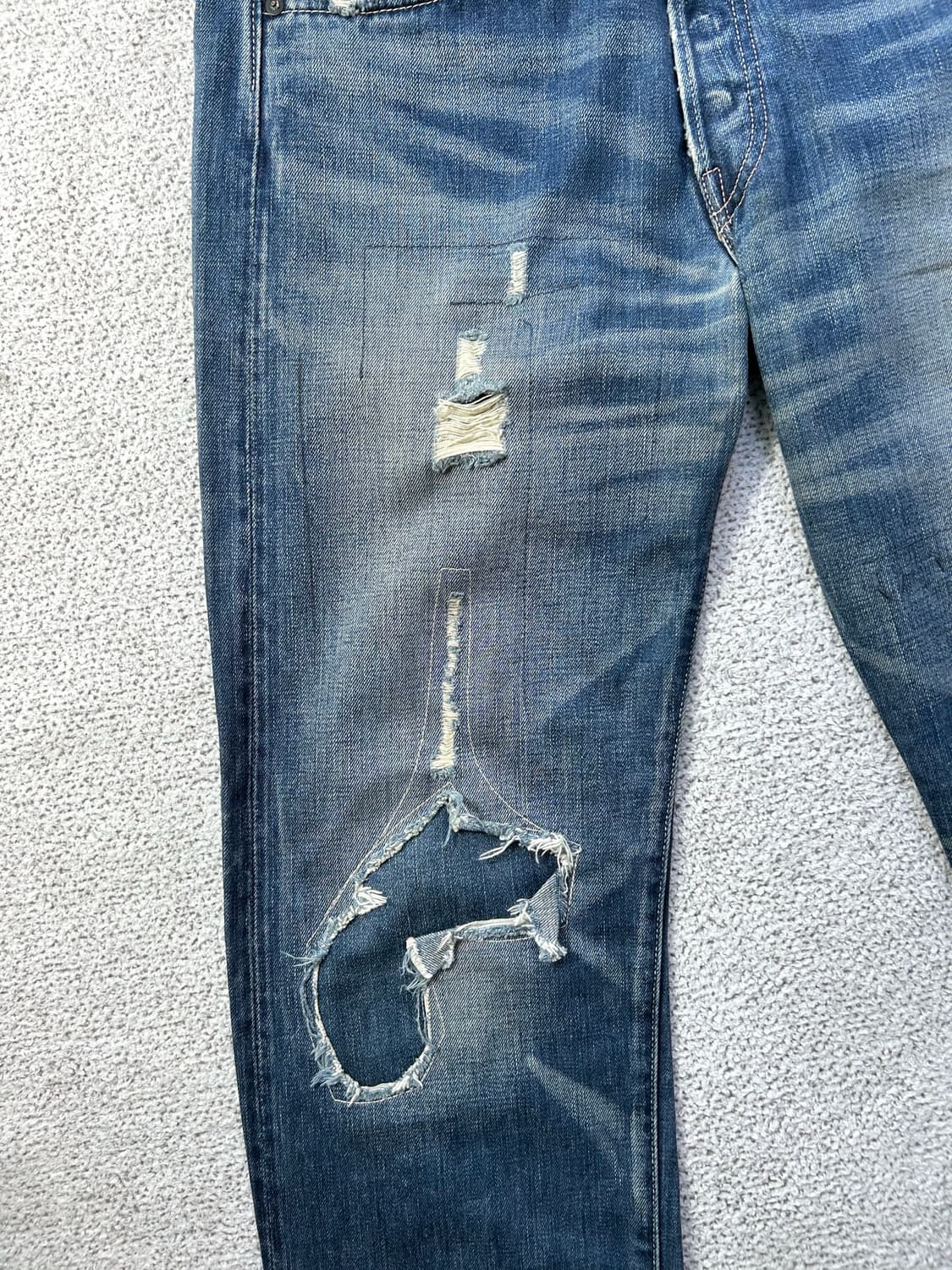 32] Levi's 501 리바이스 레귤러 핏 데님팬츠 W32 L36 상품이미지4