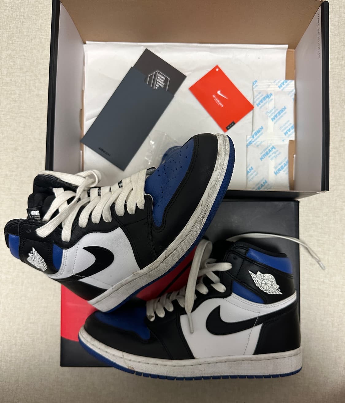 조던 1 레트로 하이 OG 로얄토 255 상품이미지2