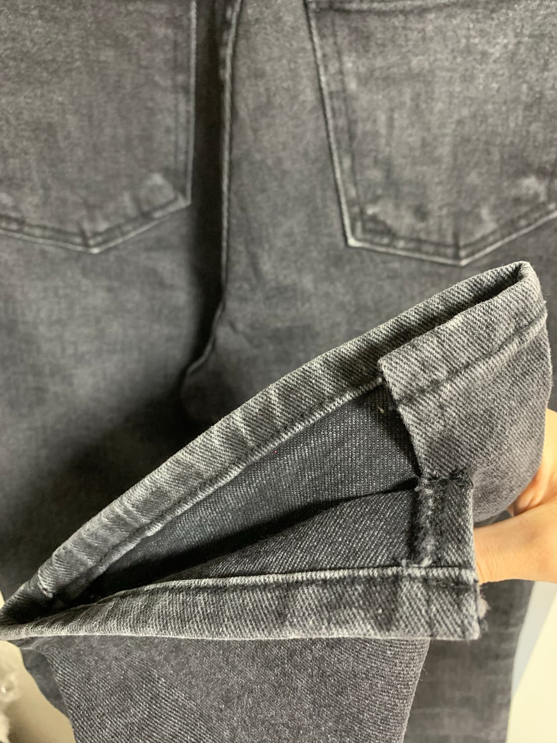 쉬이즈큐트 블랙슬릿진 2사이즈 1번착용 상품이미지6