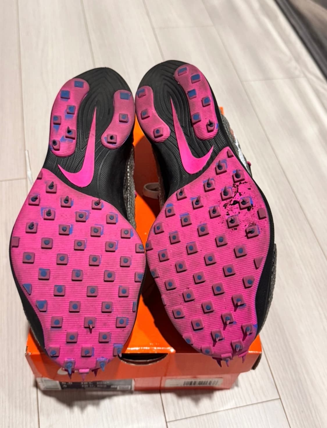 (W) 나이키 x 오프화이트 베이퍼 스트릿 블랙 핑크 230 상품이미지4