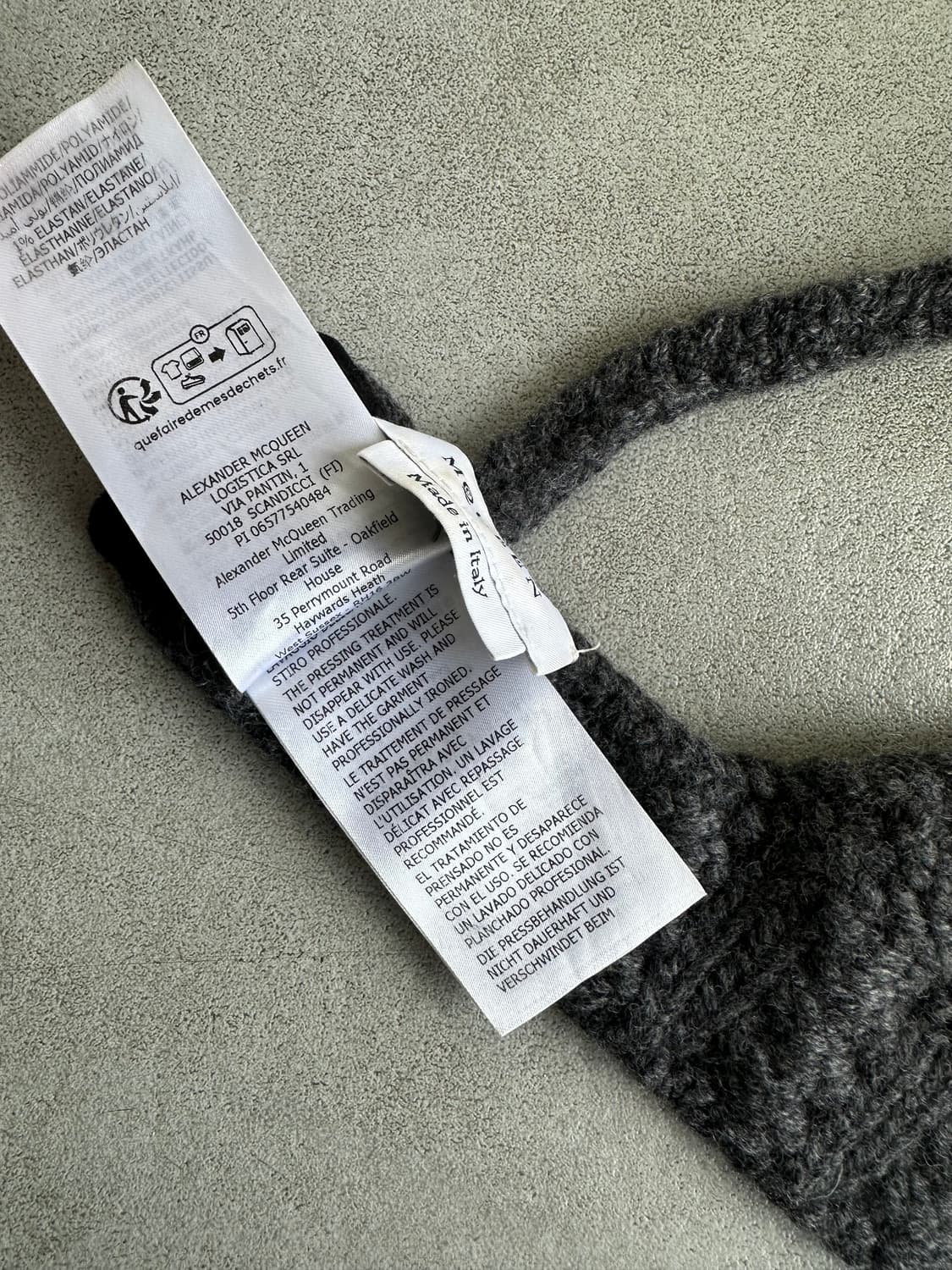 알렉산더 맥퀸 케이블 크롭 니트 탑 상품이미지9