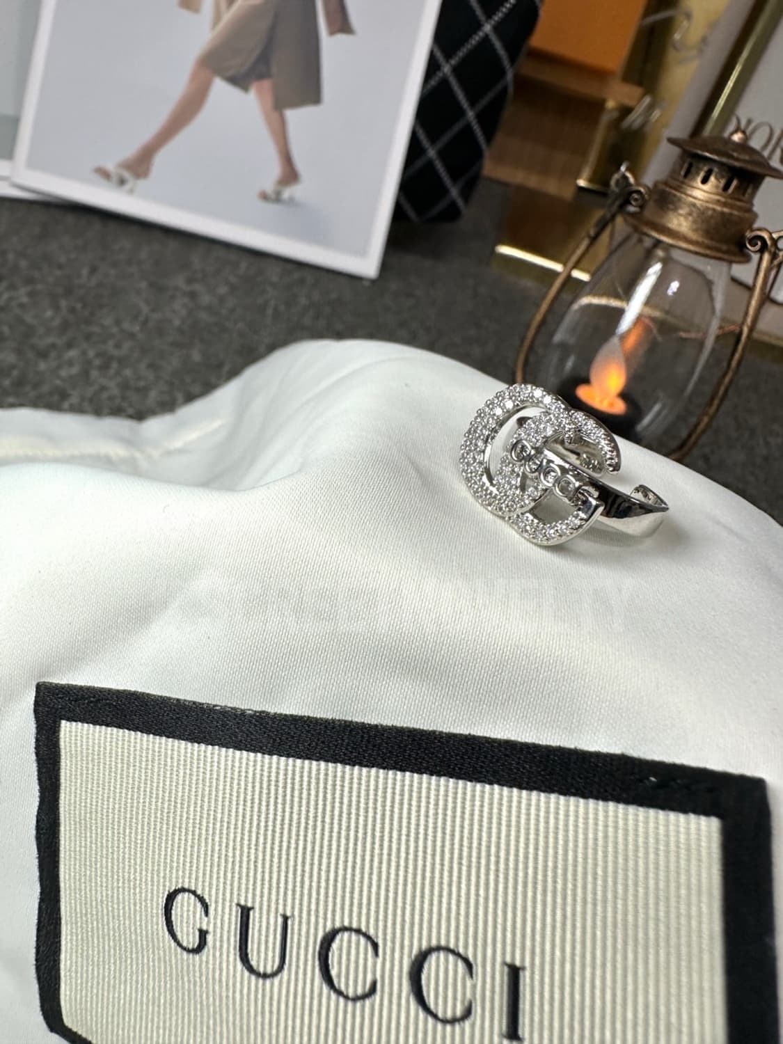 구찌 이니셜 반지 실버 상품이미지10