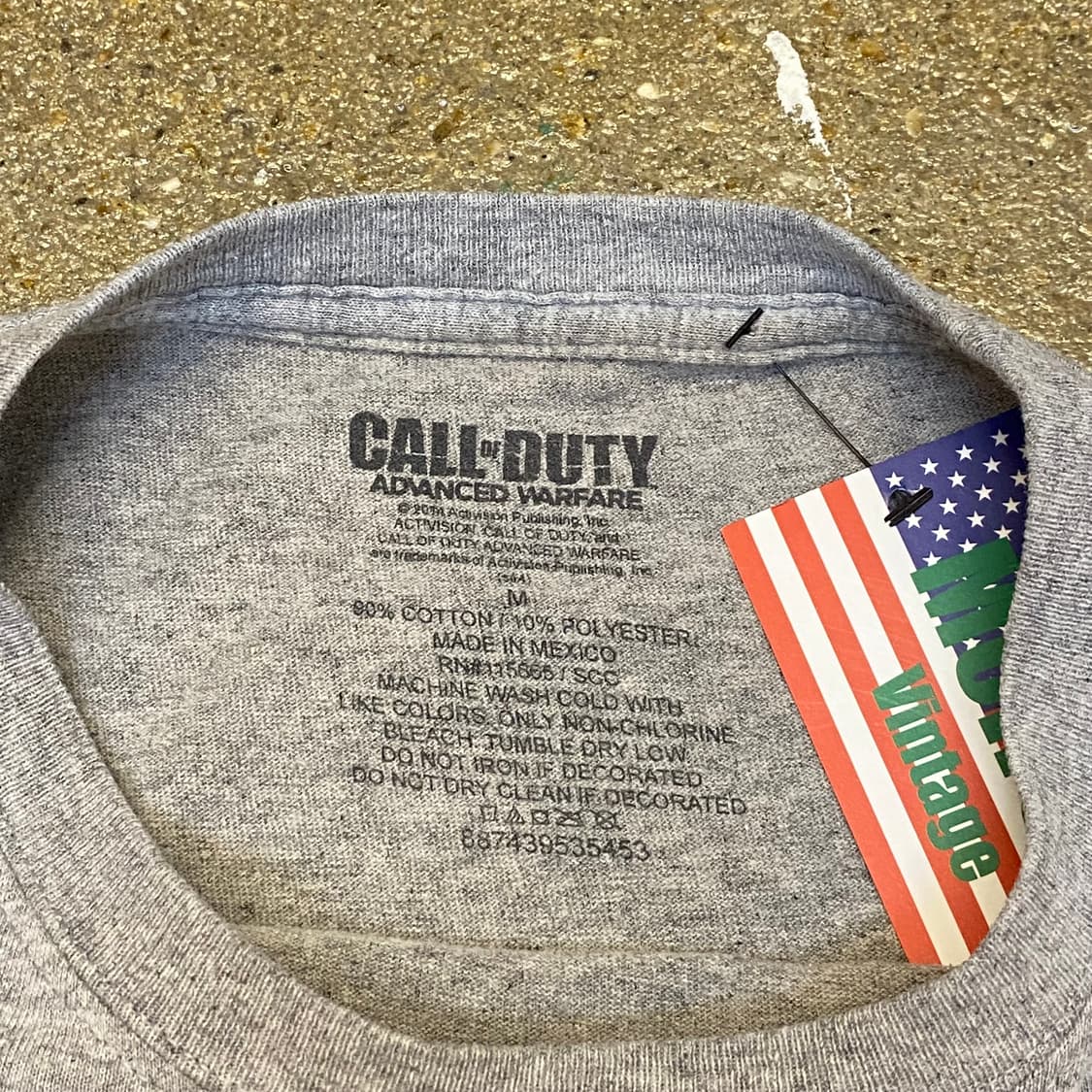 미국 빈티지 콜오브듀티 센티넬 프린팅 반팔티 상품이미지4