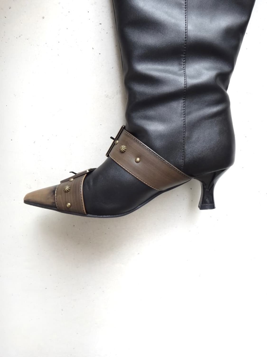 Dark knight buckle long boots 상품이미지4