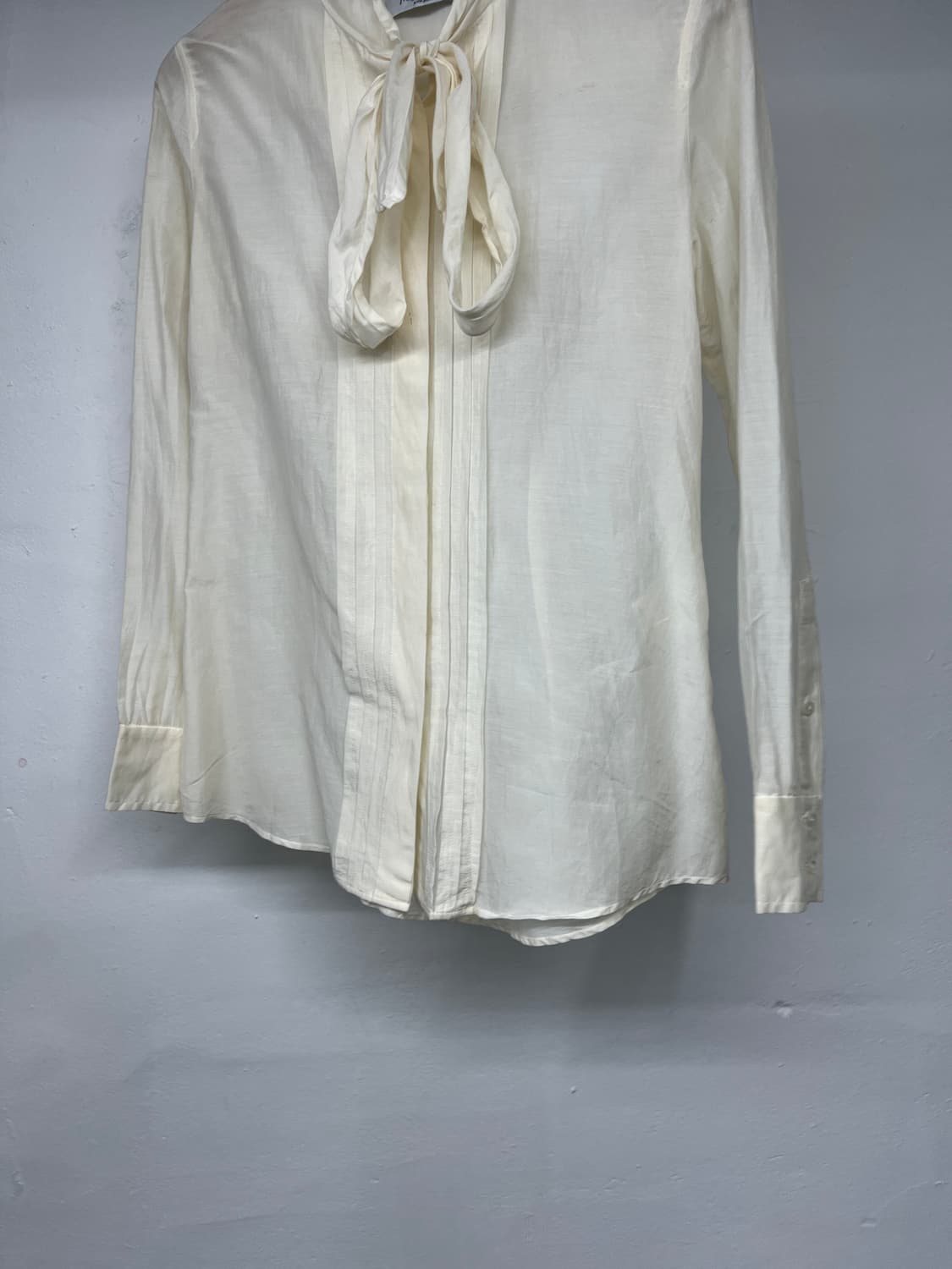 2006 입생로랑 리브고쉬 핀턱 블라우스 상품이미지4