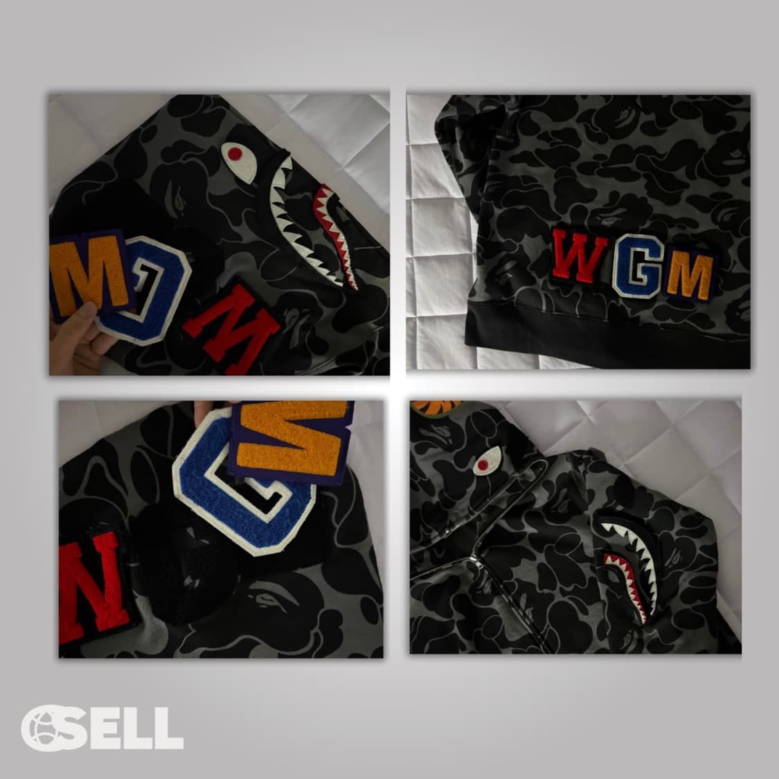 [초희귀 한정매물] 베이프 디태쳐블 샤크후드 블랙 상품이미지3