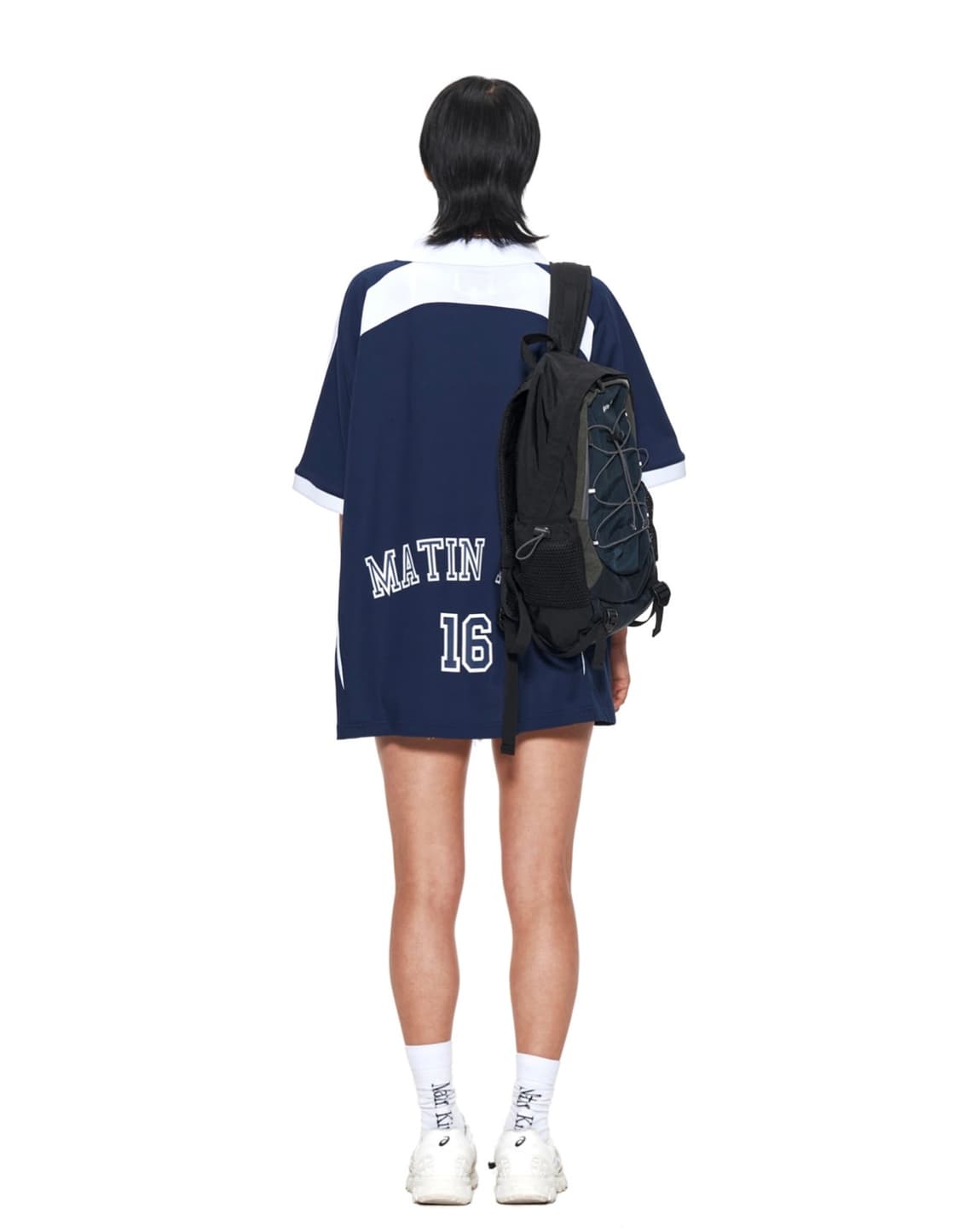 마뗑킴 트랙 져지탑 네이비 상품이미지2