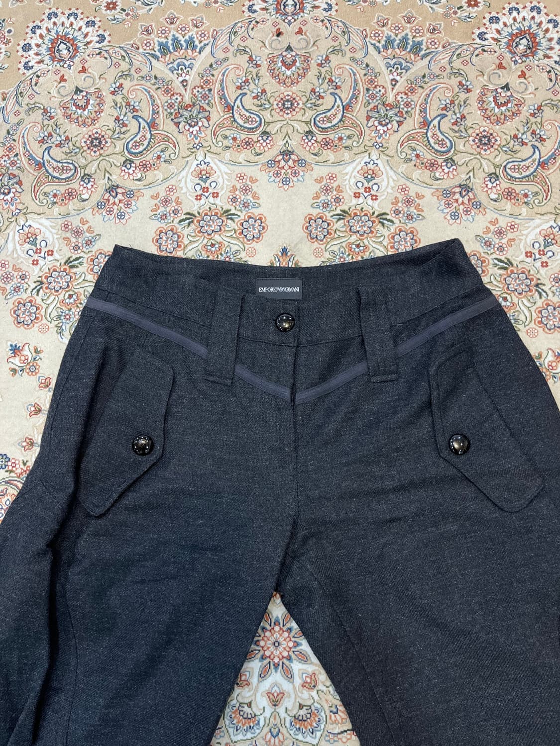 엠포리오 아르마니 울 조퍼스 팬츠  상품이미지2