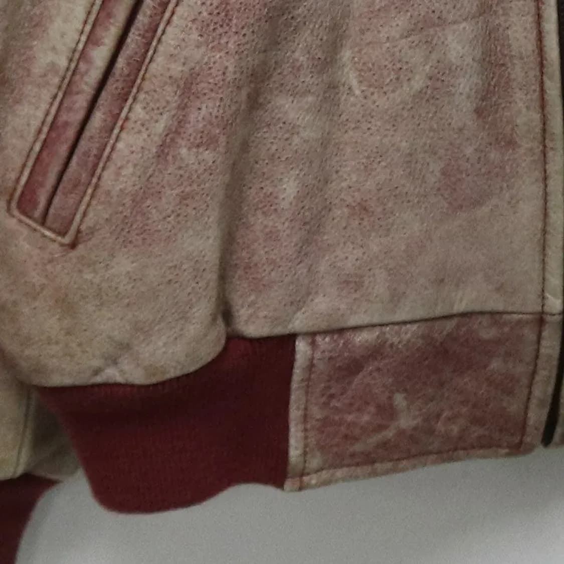 90'S RNDY& KAREN 레드 소가죽자켓 60435 상품이미지6