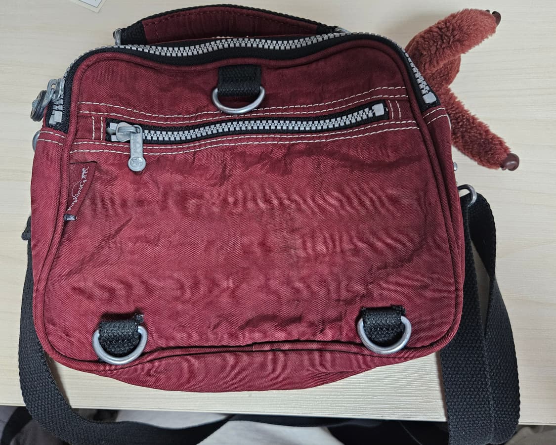 키플링 가방 크로스백/버건디 와인컬러 상품이미지8