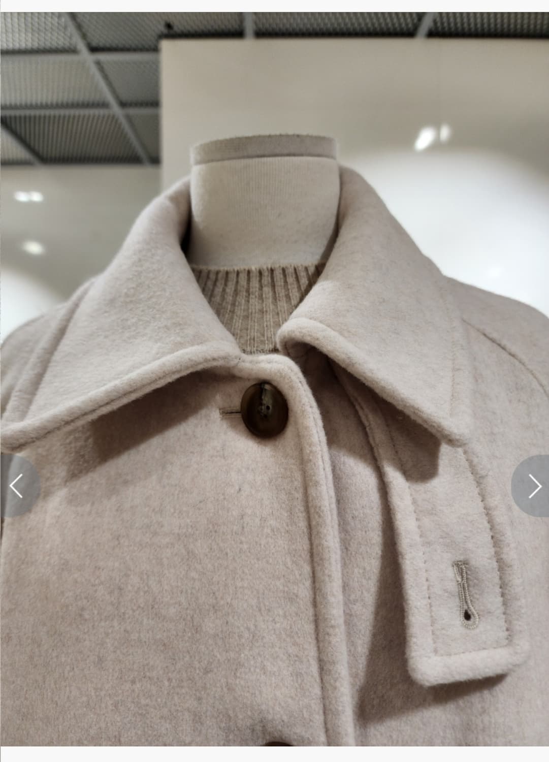 SOUP 하이넥 블랙 롱코트 66사이즈 (택달린새옷) 상품이미지7