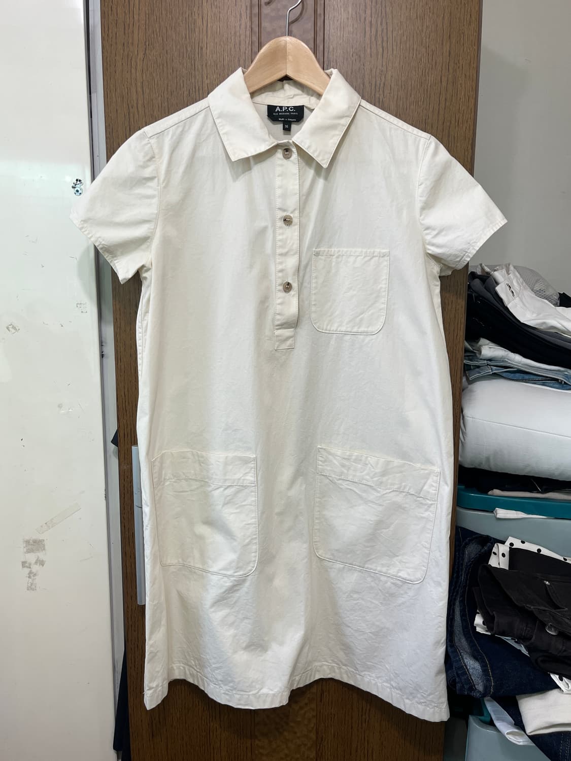 APC 아페쎄 코튼 드레스 상품이미지1