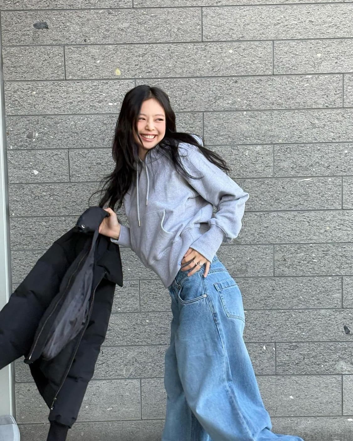 제니착용 ERA 와이드핏 데님 팬츠 S 상품이미지2