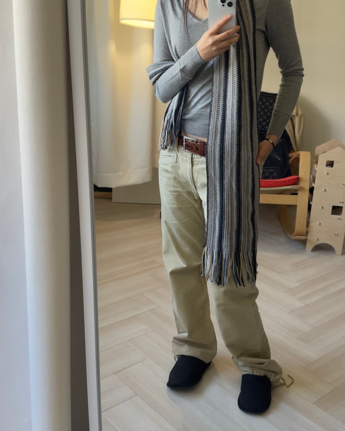 [Little Moorland] knit muffler 상품이미지3