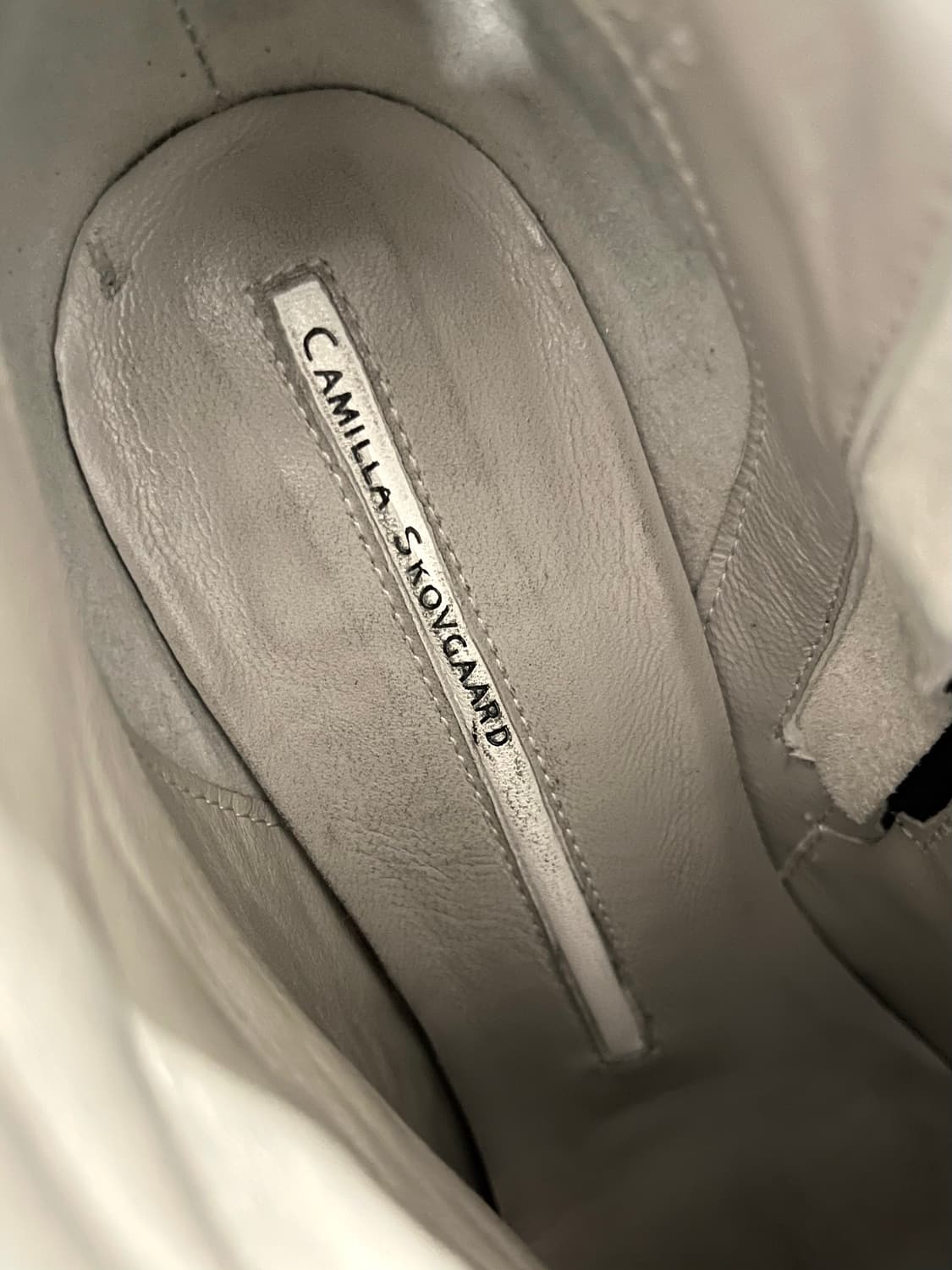 카밀라 스코브가드 레더 웨지힐 부츠 상품이미지5