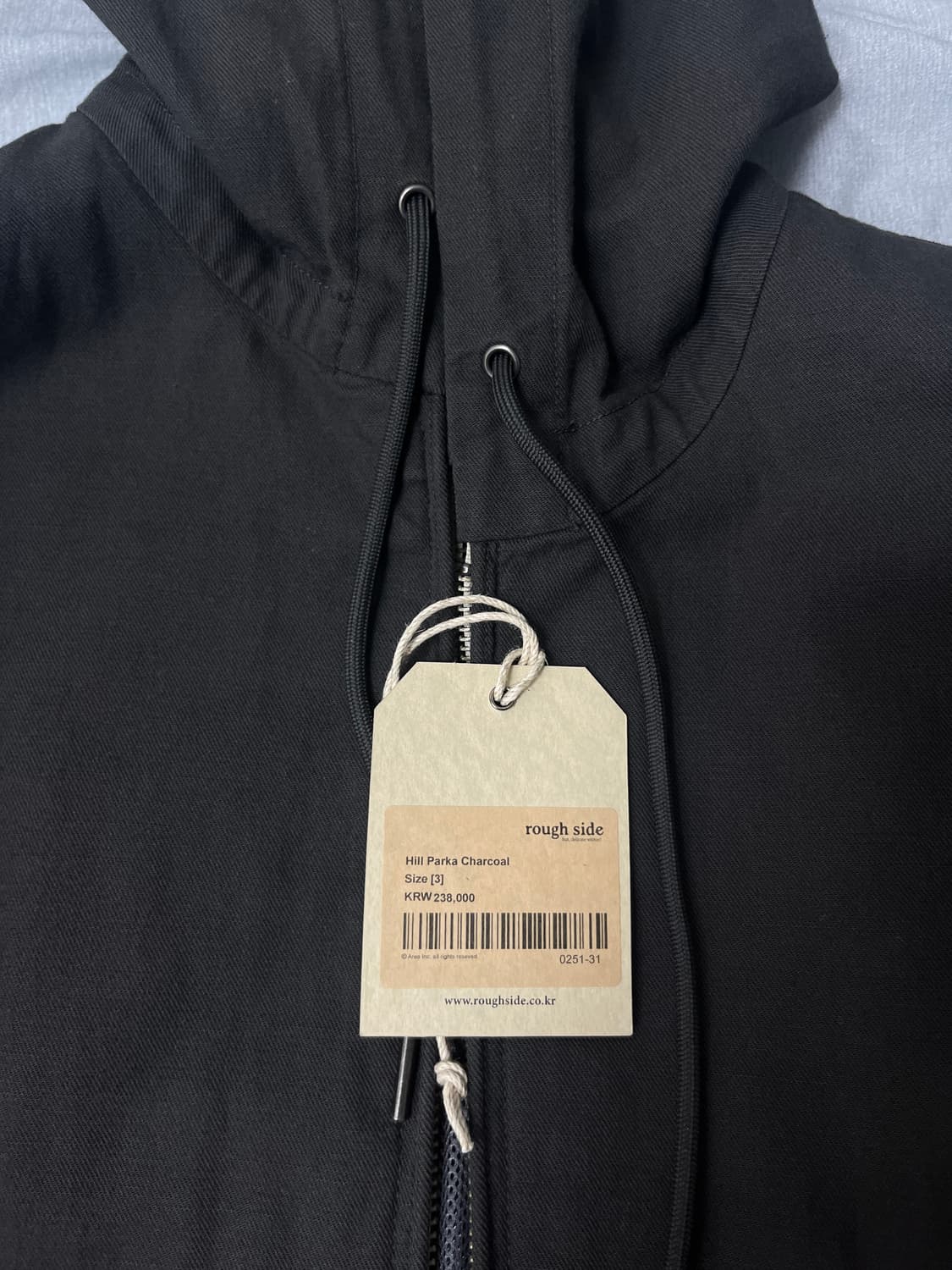 러프사이드 / 25SS 힐파카 차콜 / 3 상품이미지3