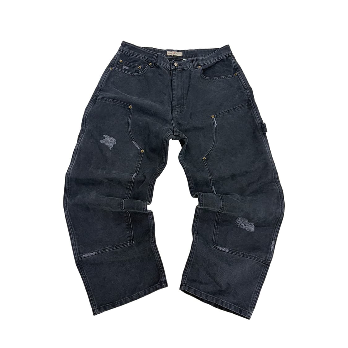 [3] 아오이로 TRSC 빈티지 더블니 팬츠 올드 네이비 상품이미지1