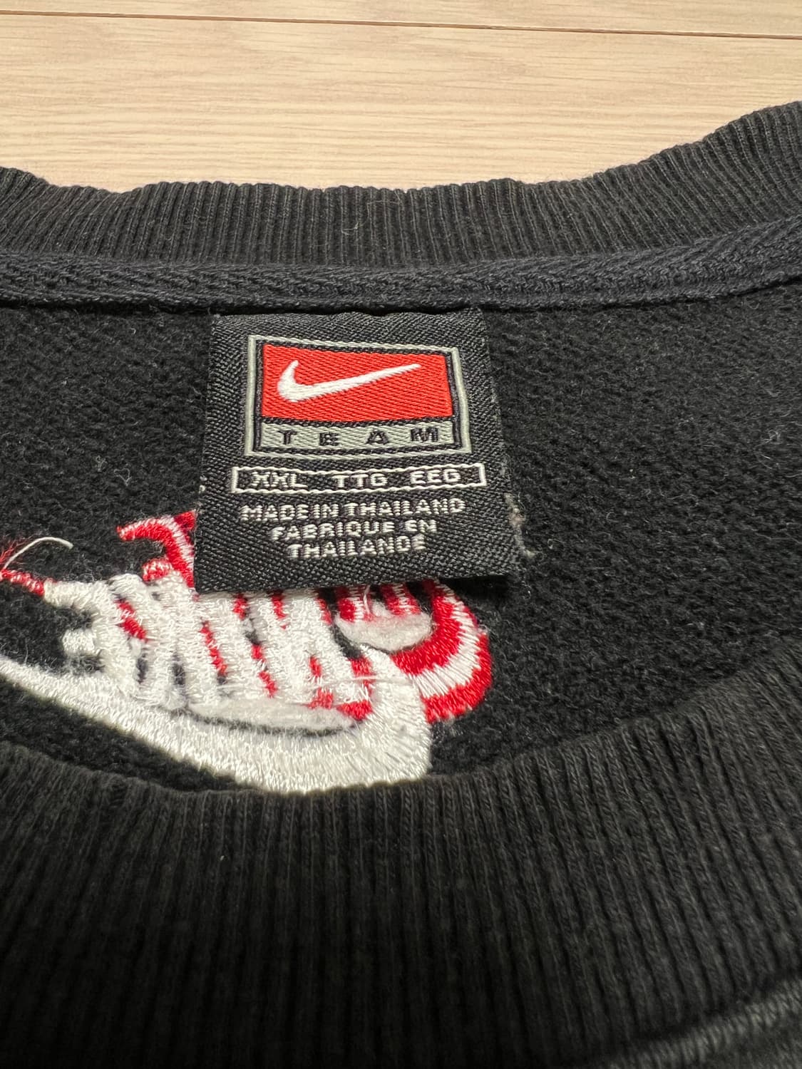 나이키 멀티 스우시 자수 맨투맨 블랙 / XXL 상품이미지10