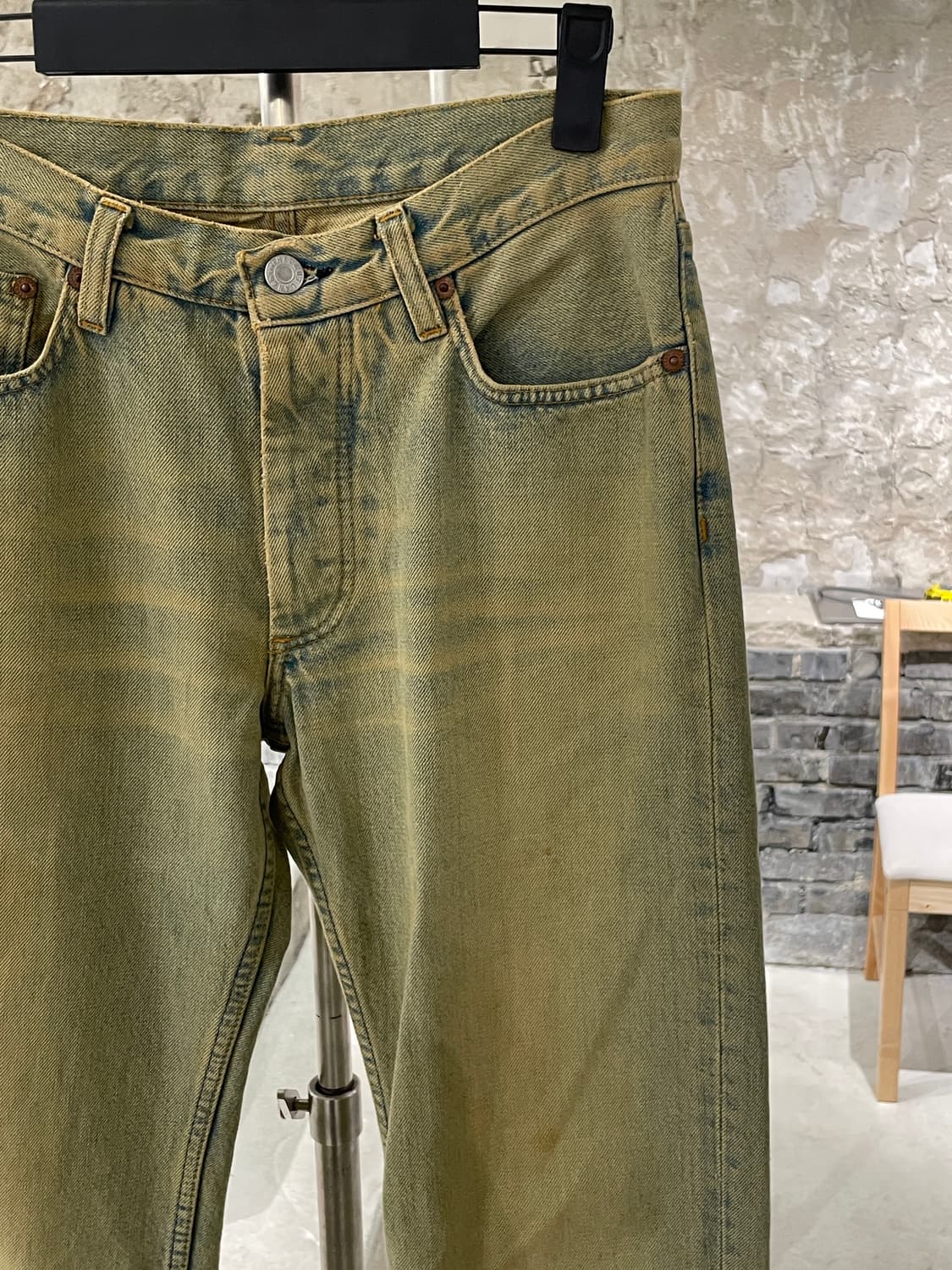 헬무트랭 1998 데저트 버튼 플라이 데님 진스 상품이미지3