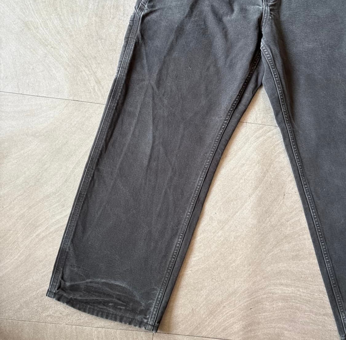 칼하트 오리지널 블랙 싱글니 카펜터 팬츠 바지 상품이미지7