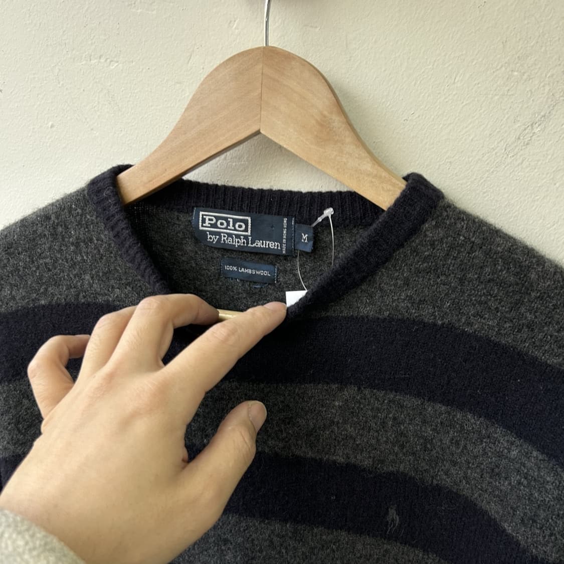 15419 - 폴로 랄프로렌 스트라이프 울 니트 (램스 울 100%) 상품이미지3