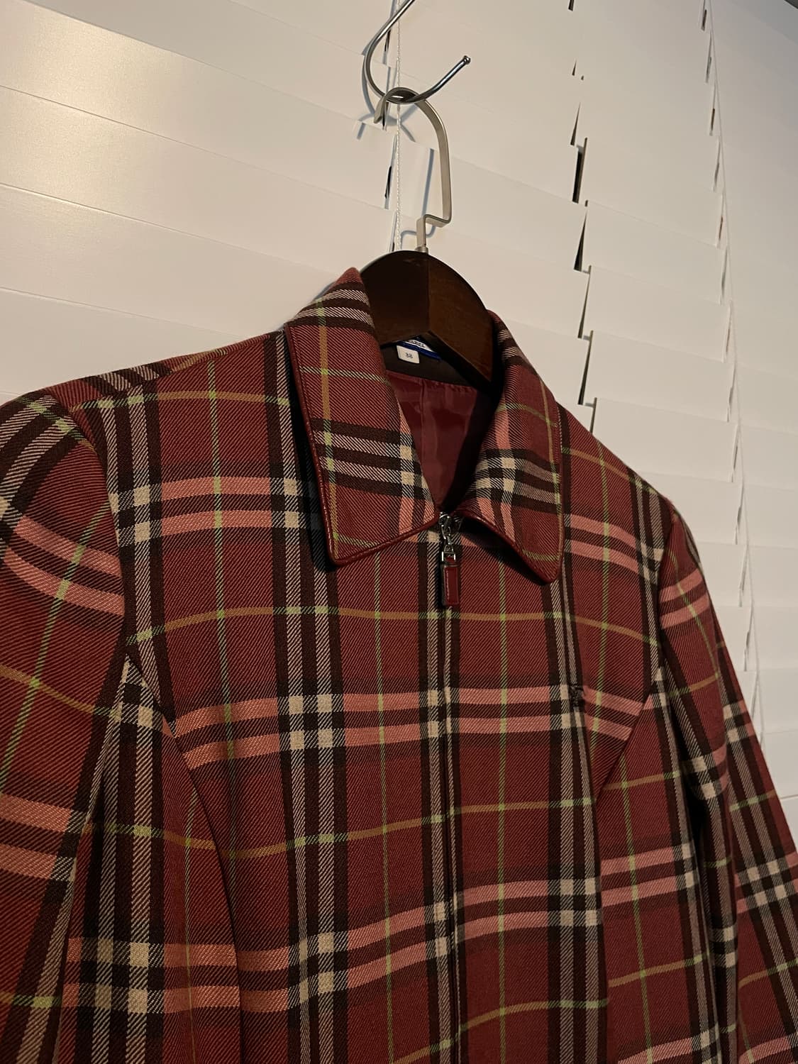 버버리 블루라벨 레드체크 원피스 상품이미지7