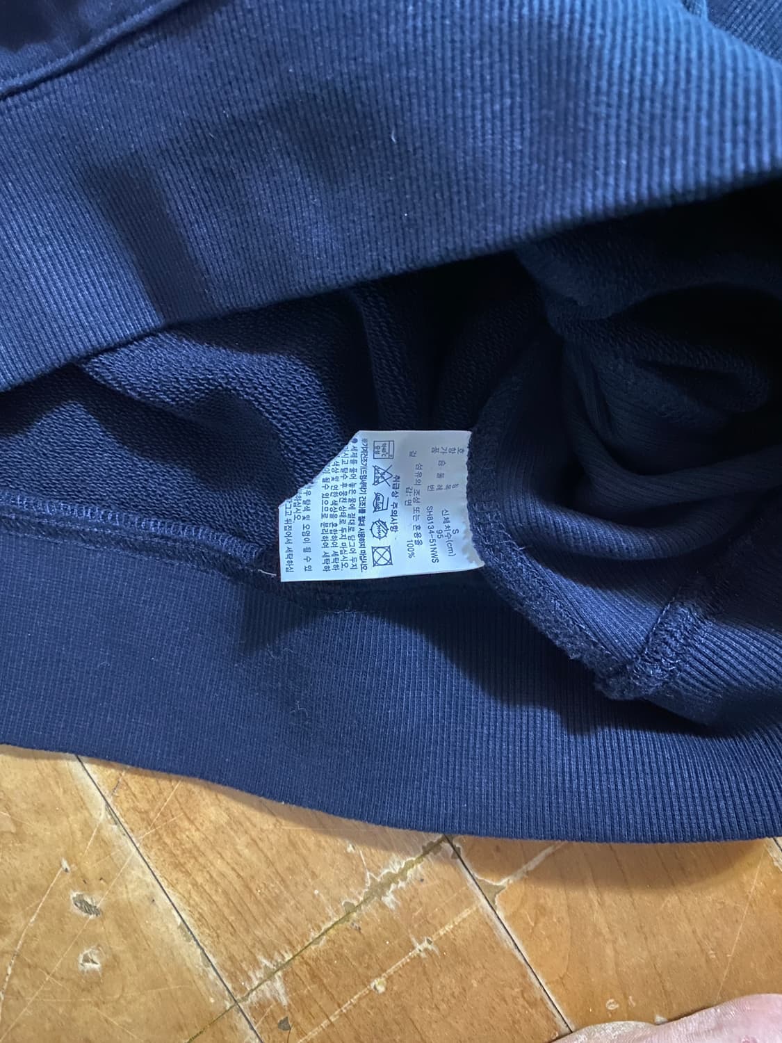 (새상품) 라코스테 LIVE 네이비 후드티 S (100) 상품이미지4