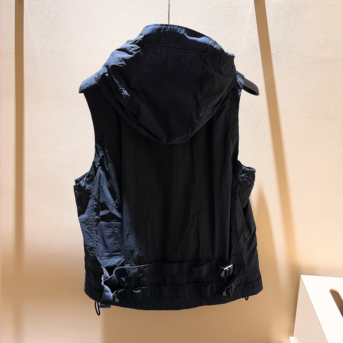 (정품/새상품) Ten c 텐씨 남성 딥네이비 미드레이어 후드 베스트 상품이미지3