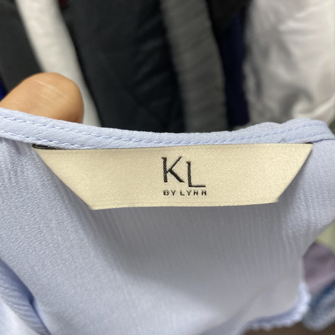 케이엘바이린 여성블라우스 소라색 55-77 상품이미지4